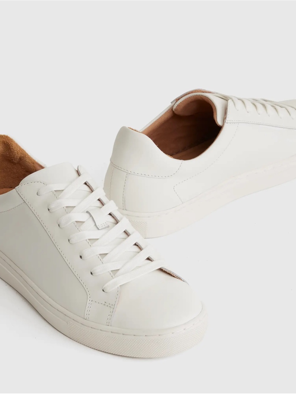 Quince 100% Leather Everyday Sneaker White size 10